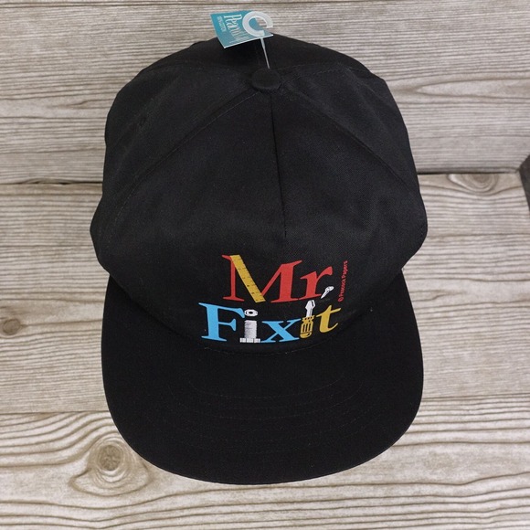 VINTAGE MR FIX IT FUNNY HUMOR DEADSTOCK SNAPBACK HAT CAP NEW! - Picture 4 of 10